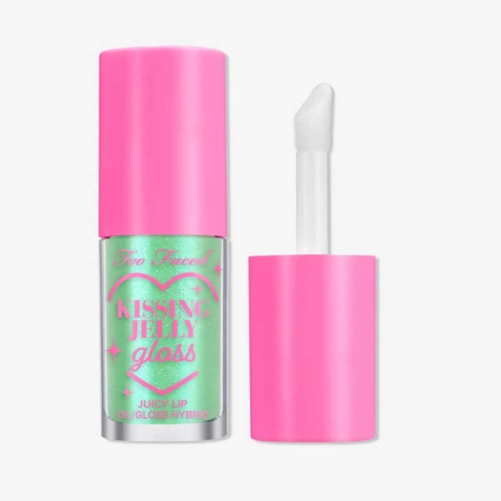 Too Faced Kissing Lip Oil Gloss - Green Apple